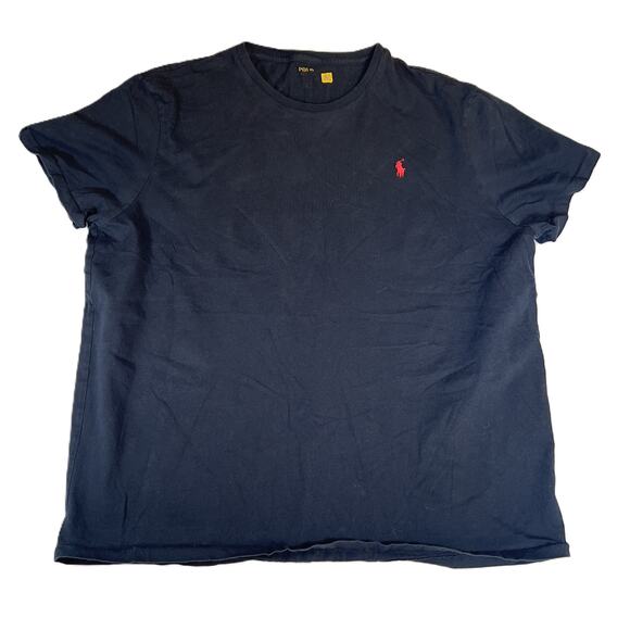 Polo by Ralph Lauren T-Shirt Men XL?? Blue Pony Logo in Red Short Sleeve Classic - Picture 1 of 9